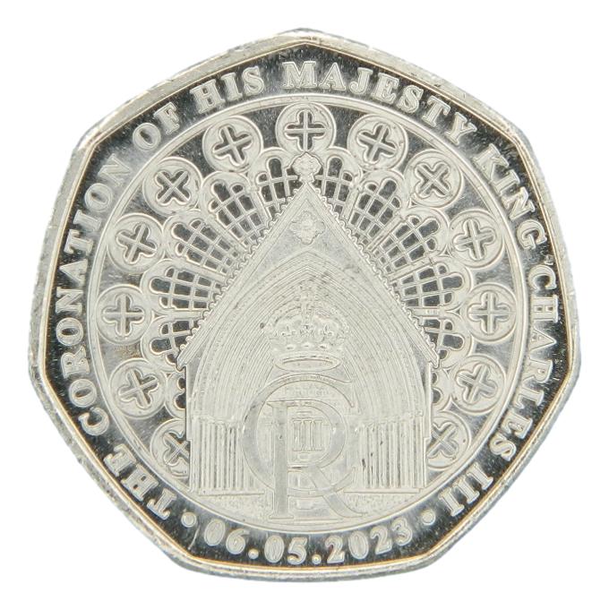 2023 - GIBRALTAR - 50 PENCE - CORONACION CHARLES III