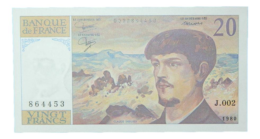 1980 - FRANCIA - BILLETE - 20 FRANCS - PICK 151- SC