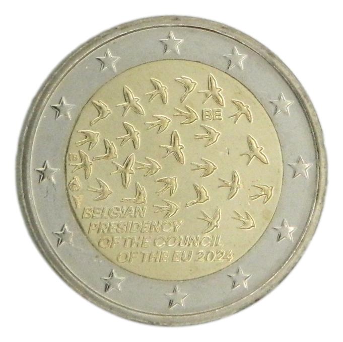 2024 - BELGICA - 2 EURO - PRESIDENCIA UE - SUELTA