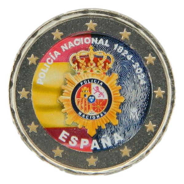 2024 - ESPAÑA - 2 EUROS - POLICIA - COLOR 3