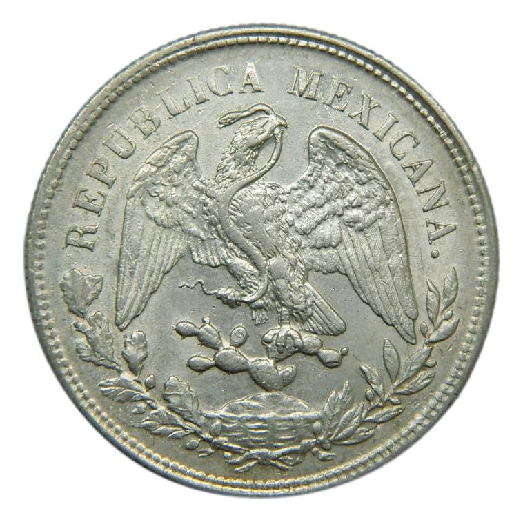 1904 FZ - MEXICO - 1 PESO - ZACARECAS - PLATA